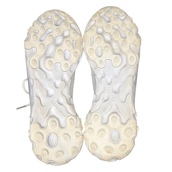 Nike React Element 55 Summit White/Metallic Silver CN0147 100 Women's Size 9 - Picture 10 of 11